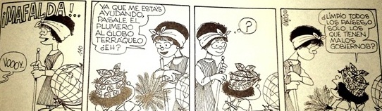 Felicidades  Mafalda... vaya, quería decir Quino!